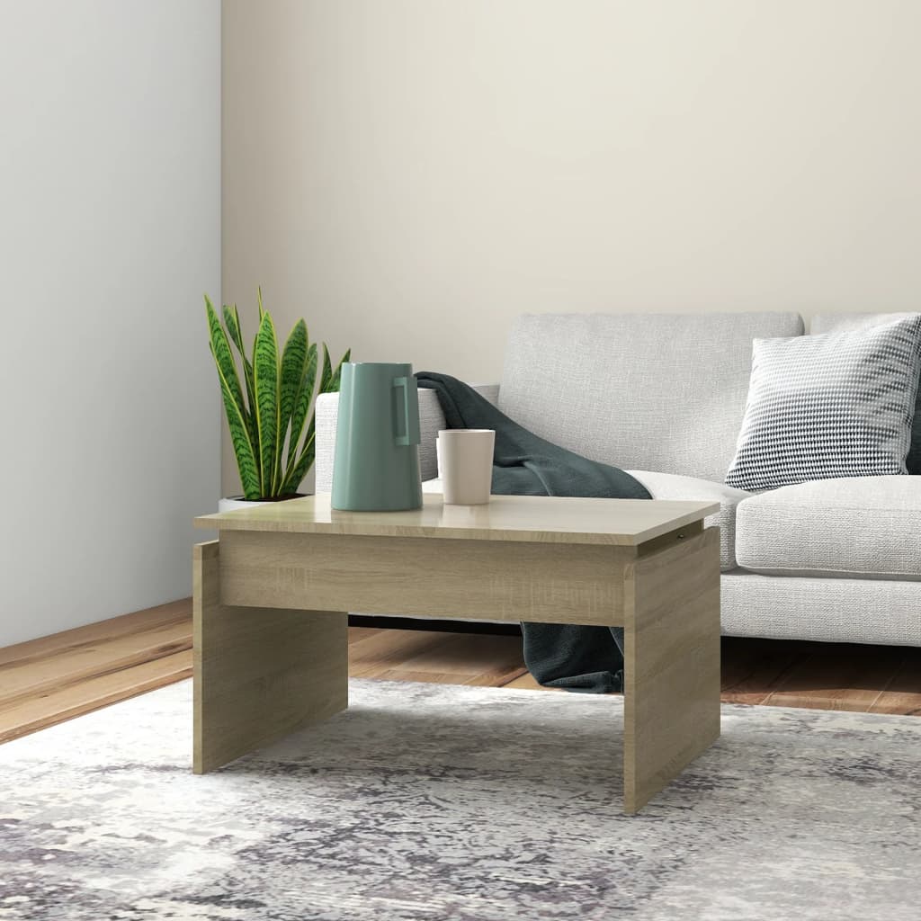 Mesa de centro 68x50x38 cm derivados de madeira carvalho sonoma
