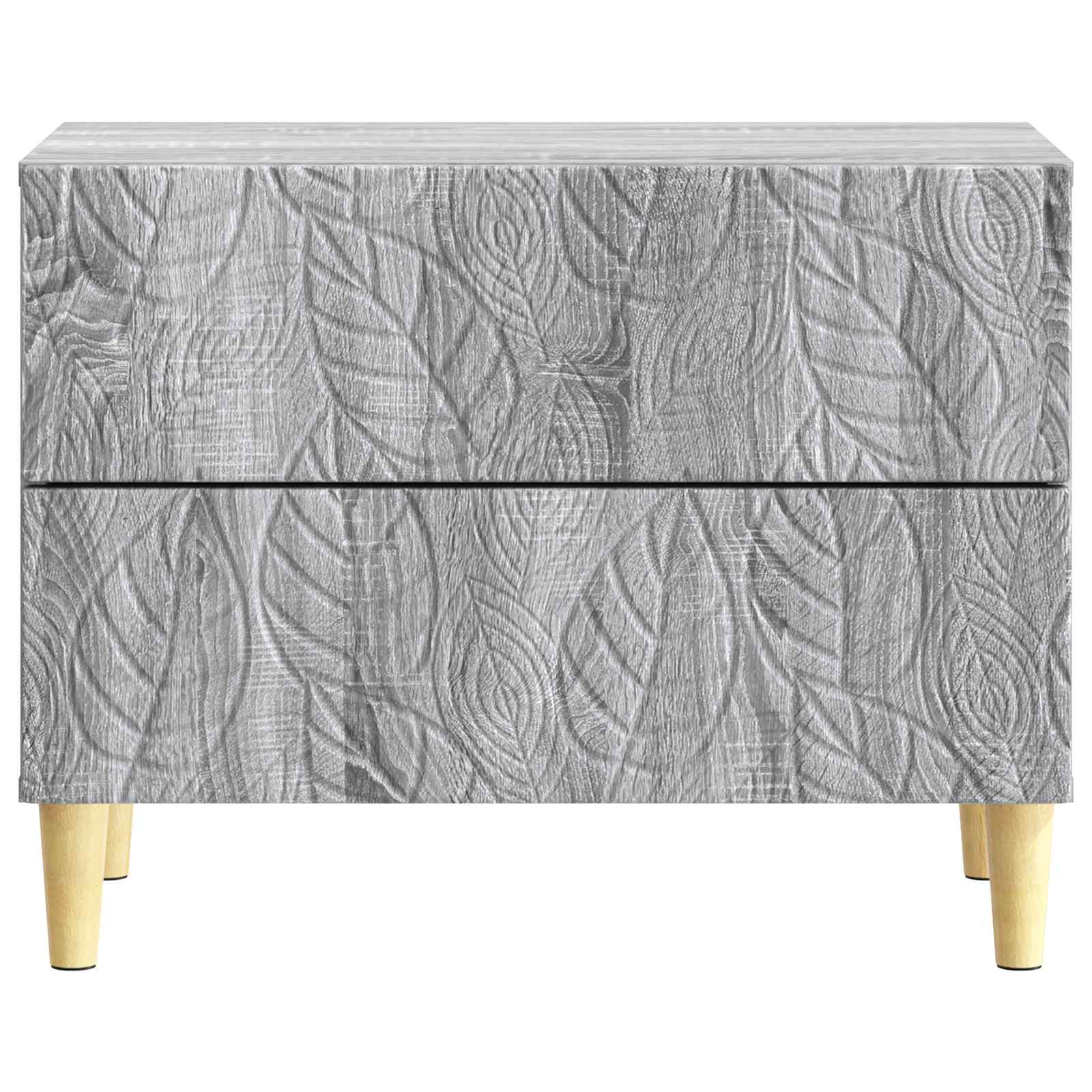 Mesa-de-cabeceira sonoma cinzento 62 x 34,5 x 48 cm