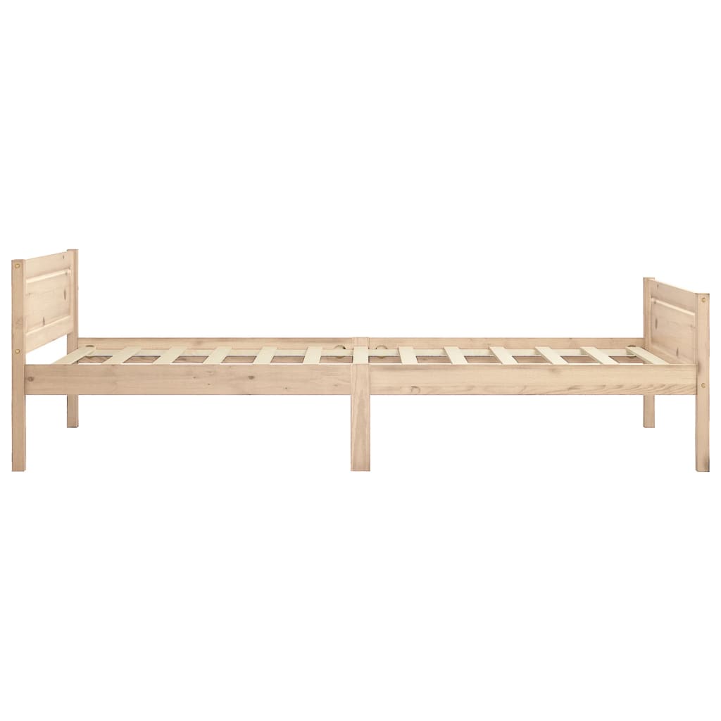 Estrutura de cama 90x200 cm pinho maciço