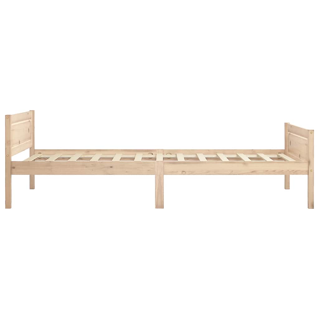 Estrutura de cama 90x200 cm pinho maciço
