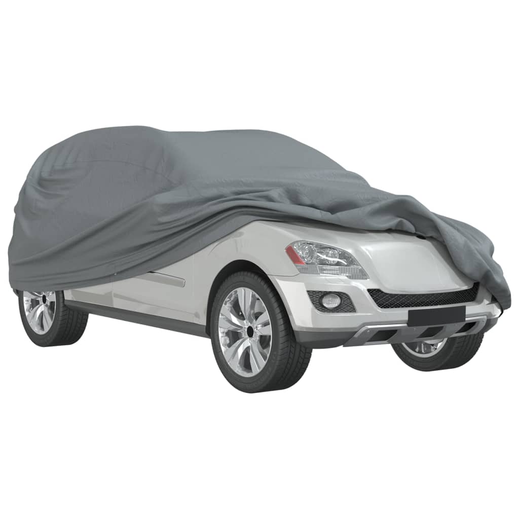 Cobertura de carro para suv tecido-não-tecido m cinzento