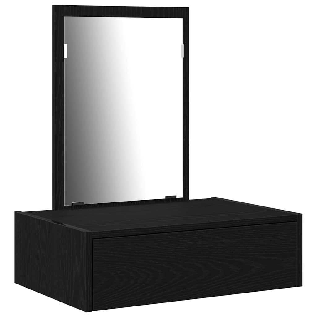 Mesa de vestir preto 60 x 40 x 70 cm derivados de madeira