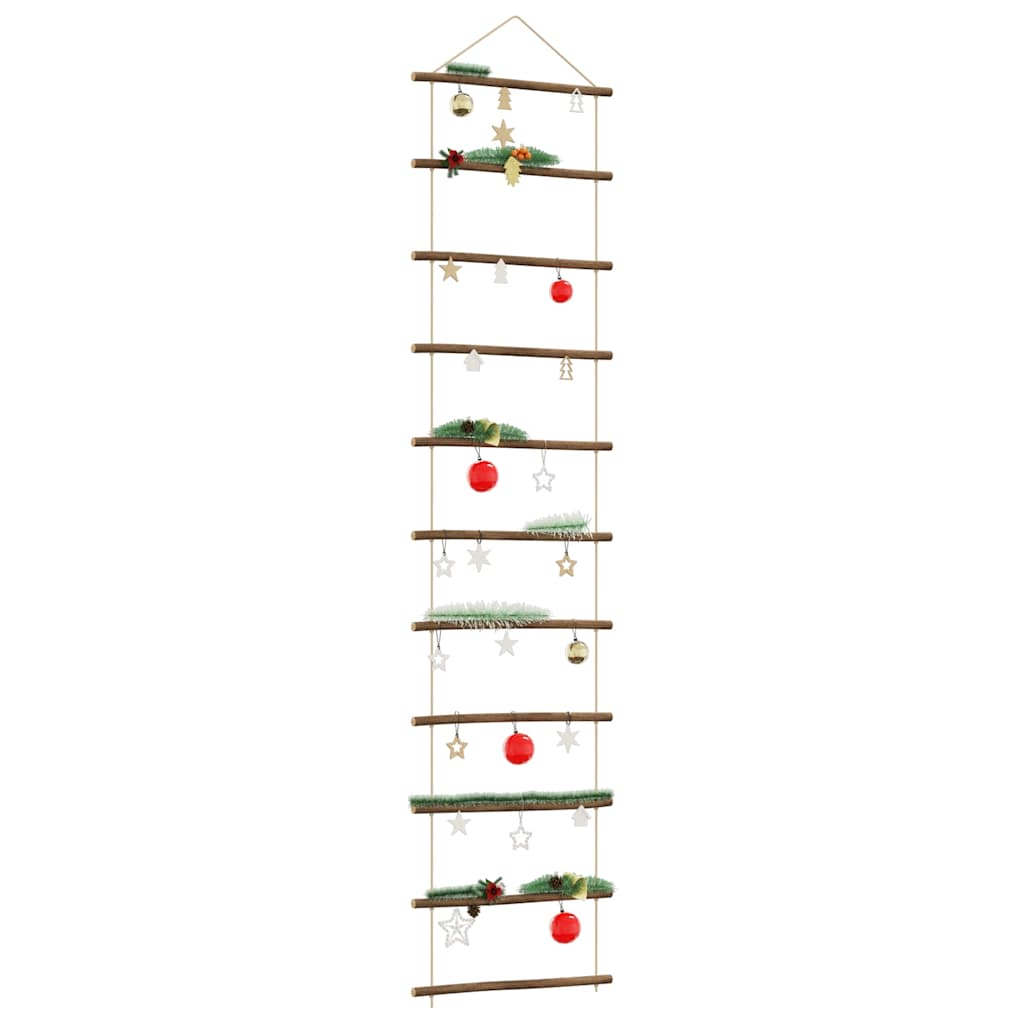 Decoração de parede em forma de escada 50x200 cm ramo natural