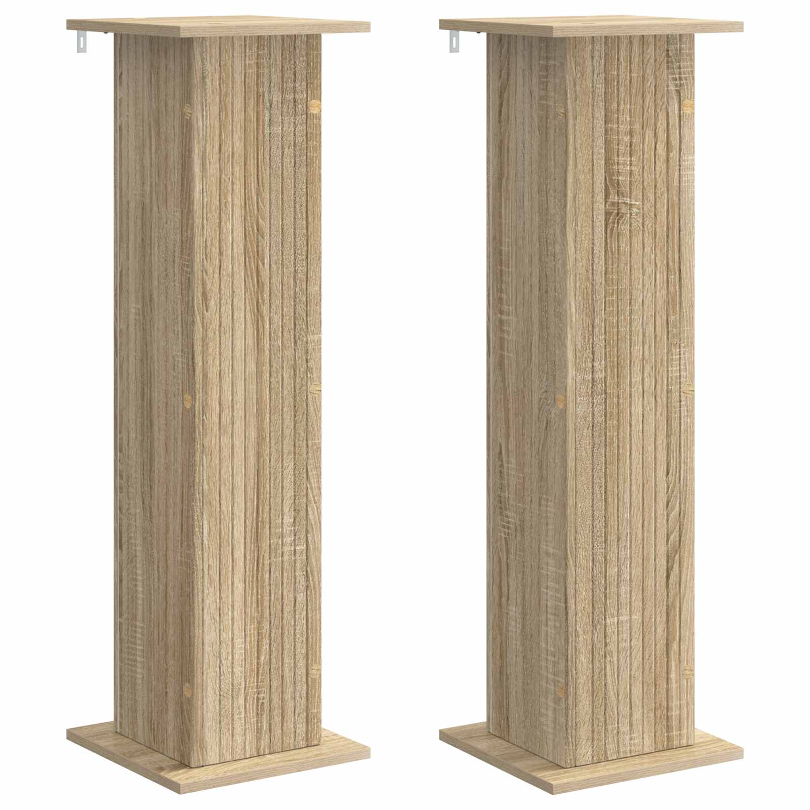 Suporte para plantas 2 unid. carvalho sonoma