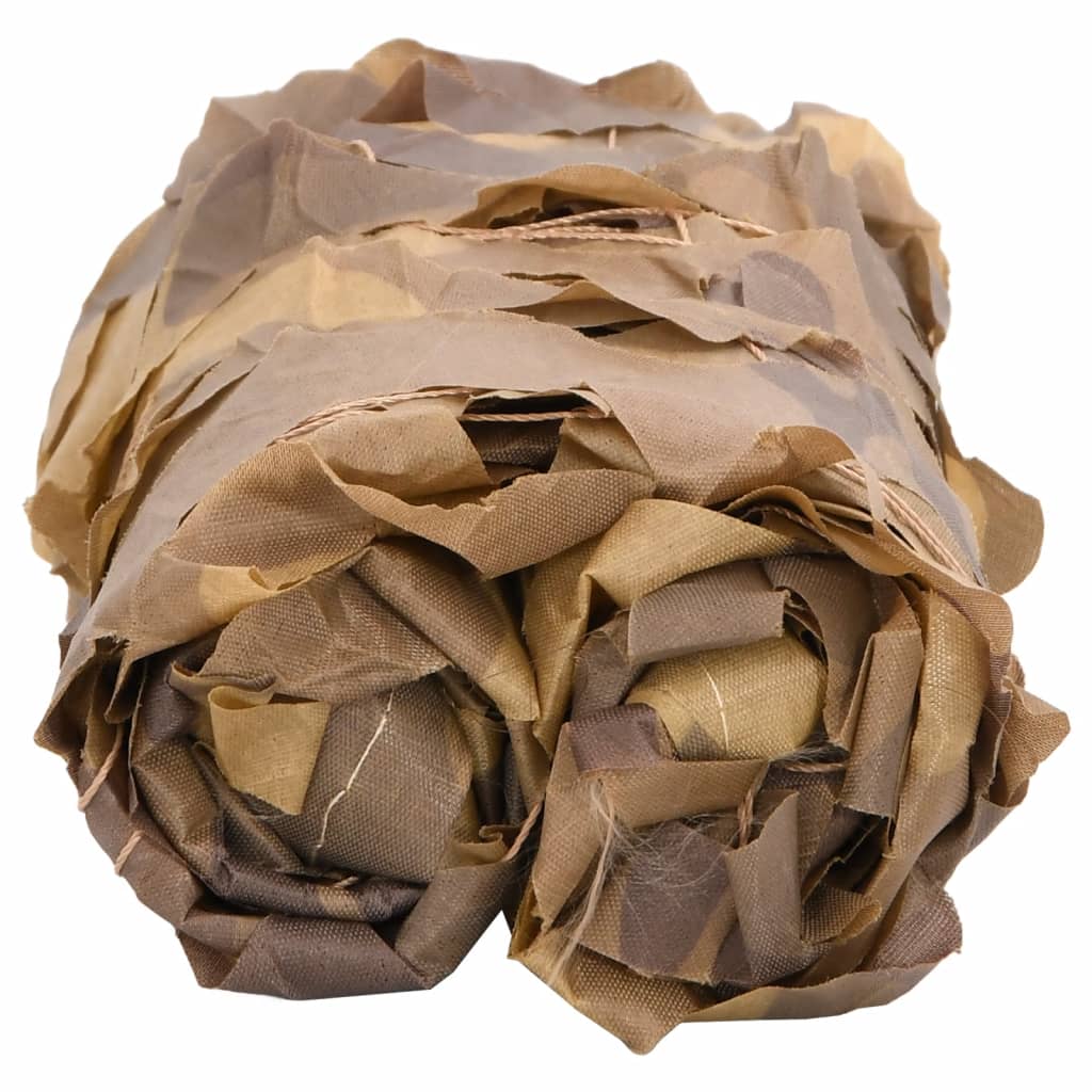 Rede de camuflagem com saco de arrumação 600x414 cm areia