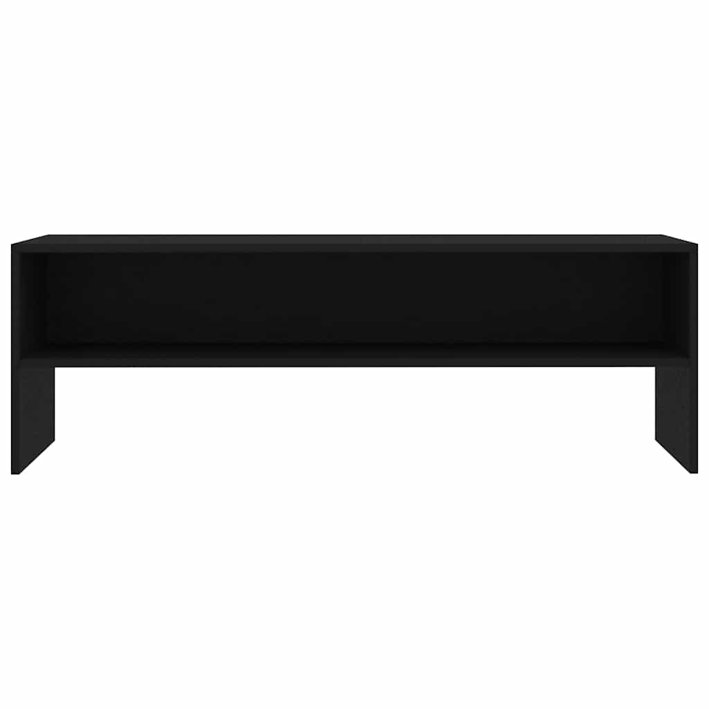 Móvel de TV 120x40x40 cm contraplacado preto