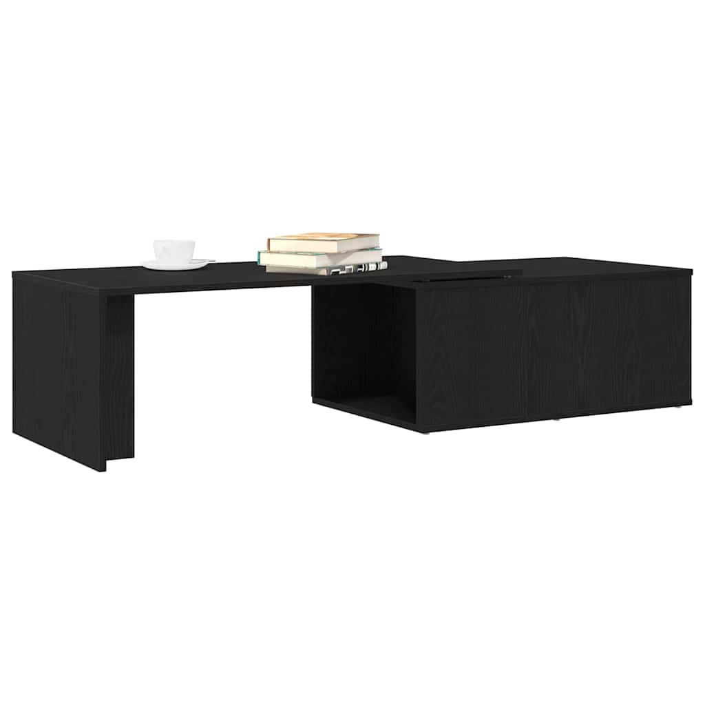 Mesa de centro carvalho preto 150 x 50 x 35 cm