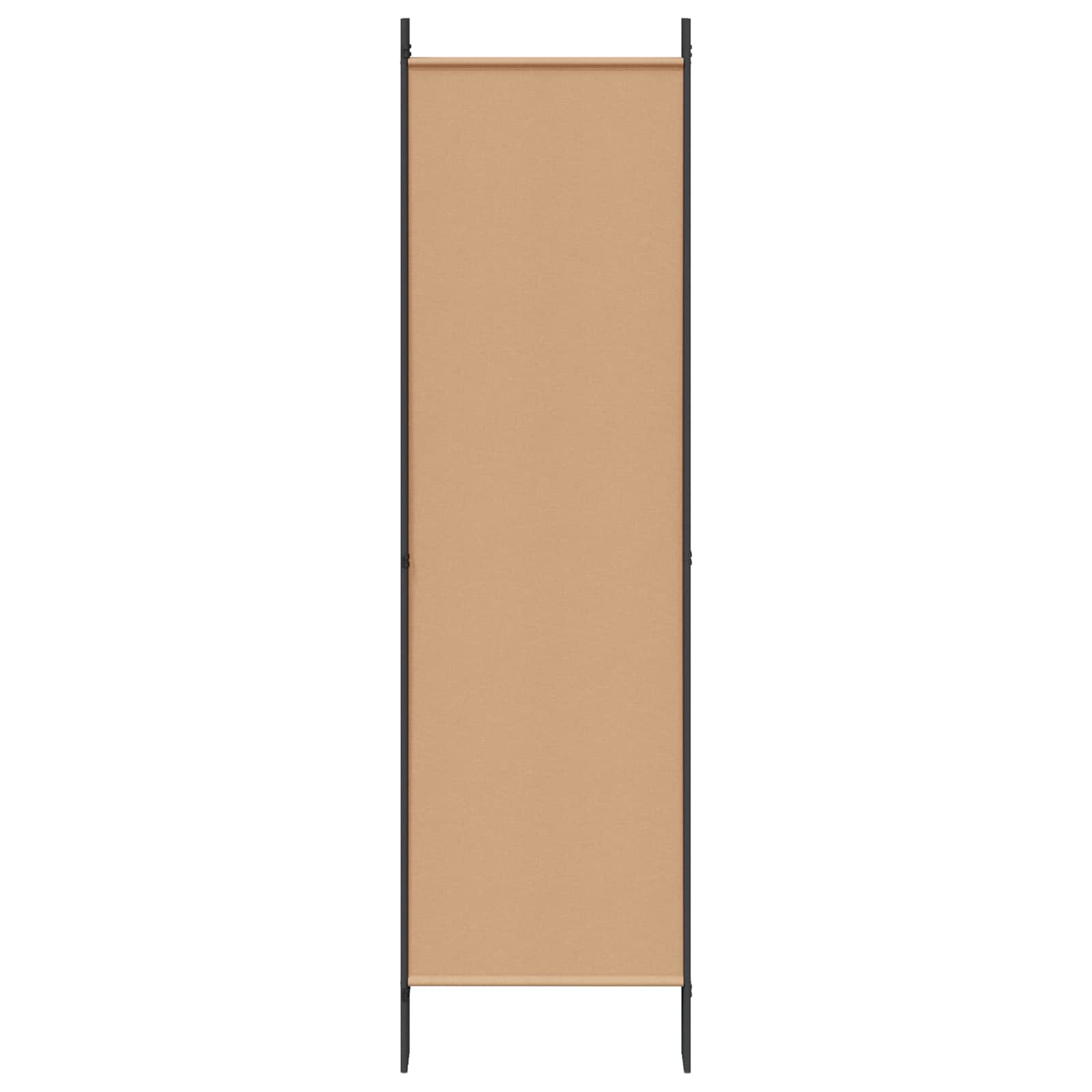 Divisória de quarto de 6 painéis bege 300 x 180 cm tecido