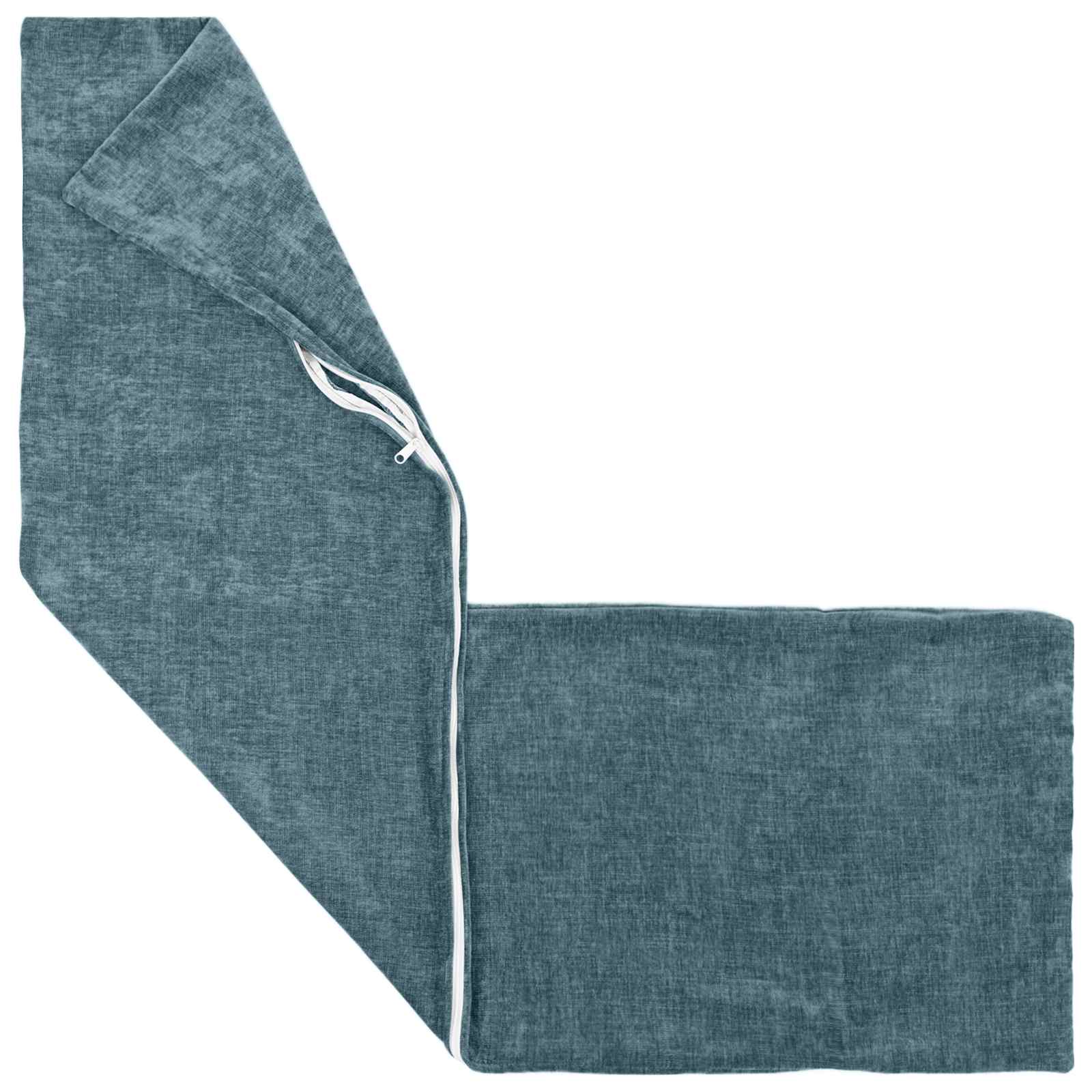 Capa almofada heerlen azul 40 x 145 cm tecido chenille