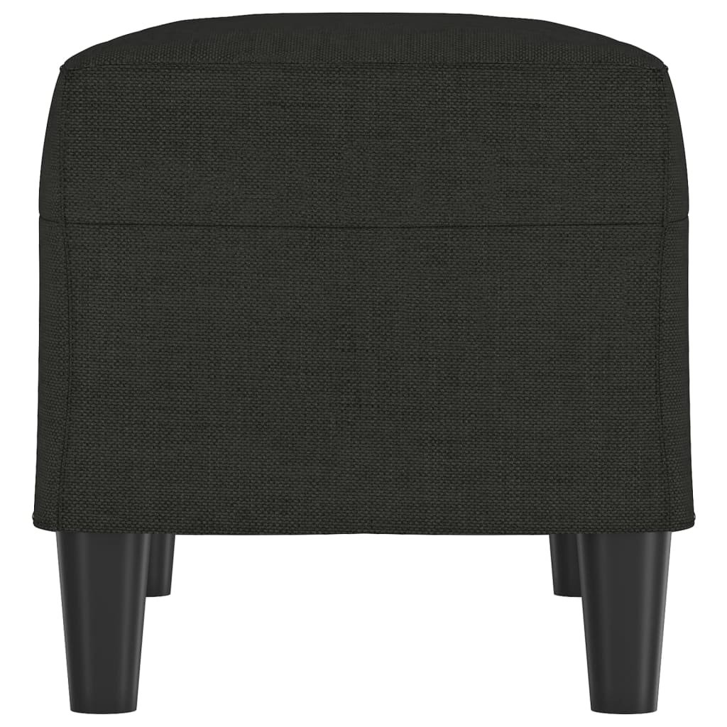 Banco 70x35x41 cm tecido preto