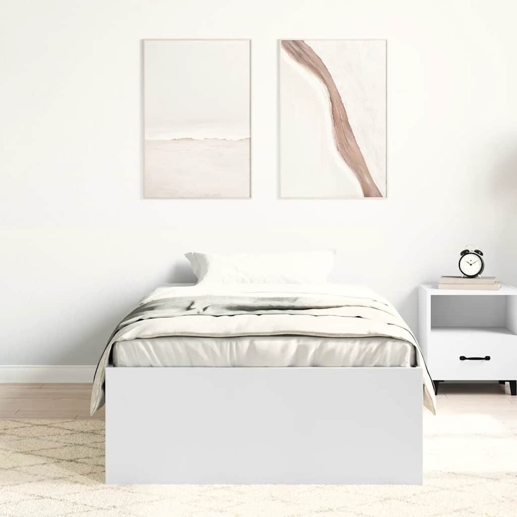 Estrutura de cama 90x190 cm branco