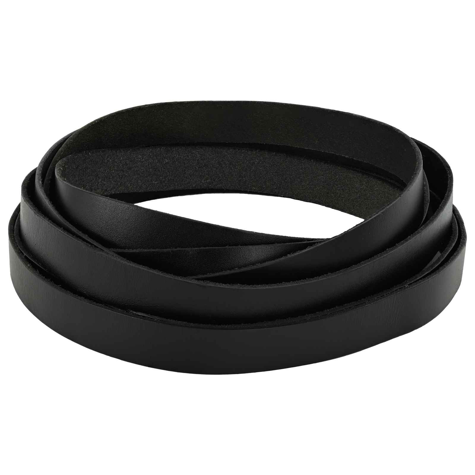 Pulseira de couro preto 1000 x 1,5 cm couro