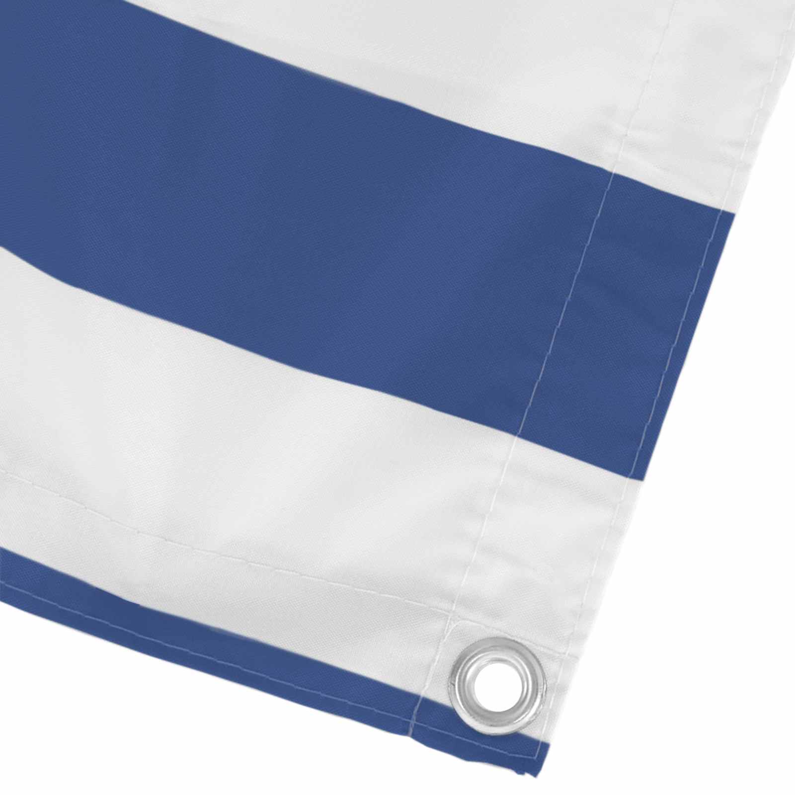Tela de varanda azul e branco 110 x 800 cm tecido oxford