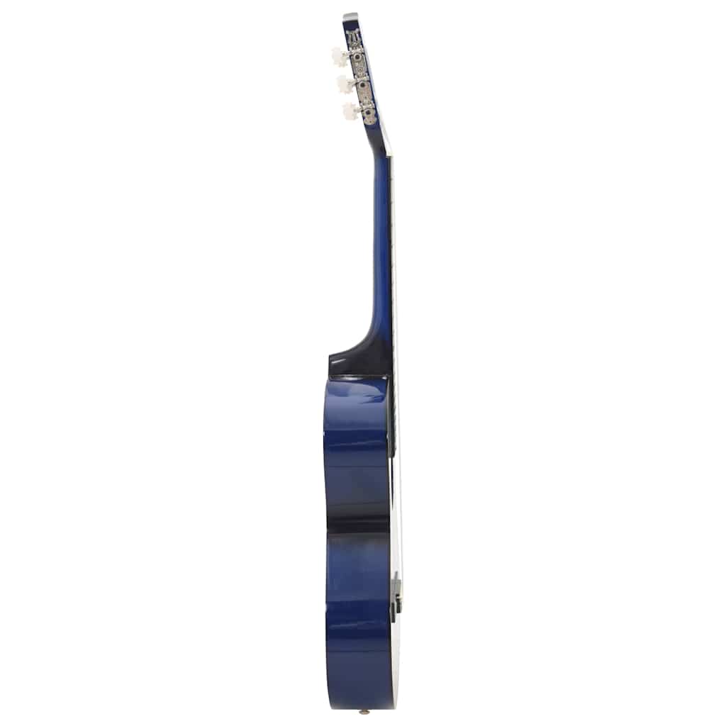 Guitarra clássica iniciantes/crianças 3/4 36" azul
