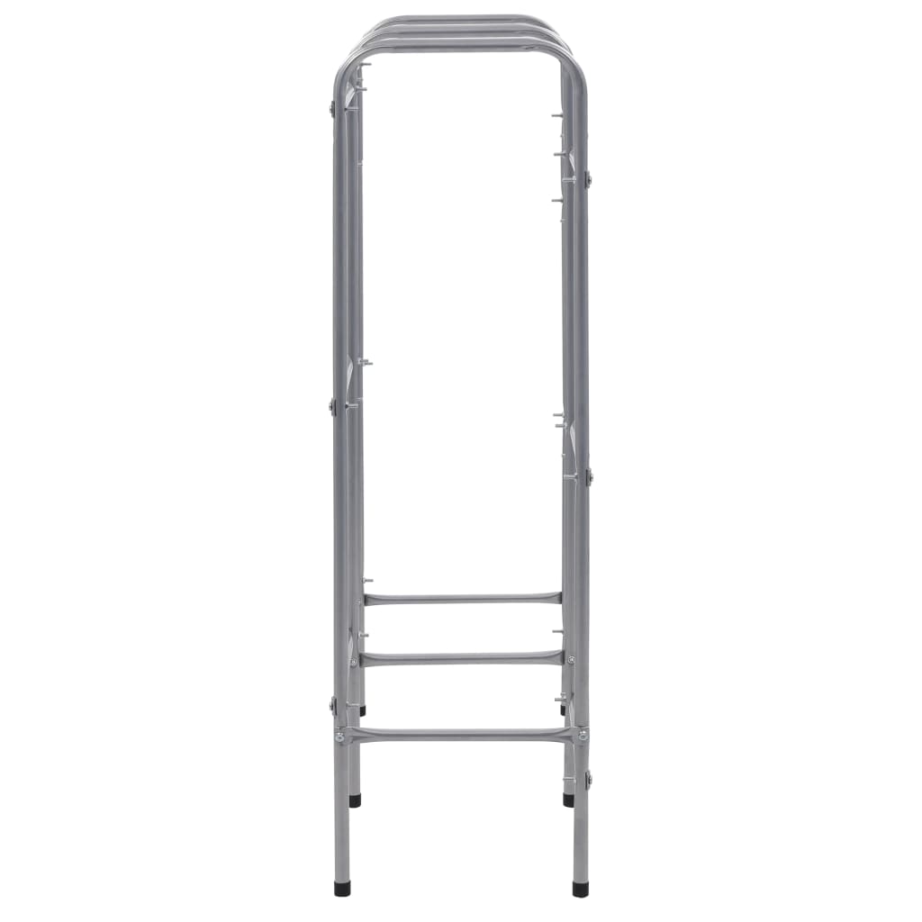 Prateleira para 6 caixas 96x33x116 cm aço prateado