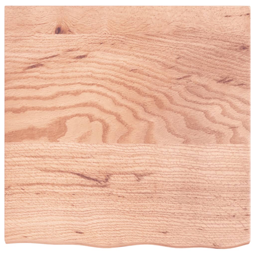 Bancada p/ wc 60x60x2 cm madeira maciça tratada castanho-claro