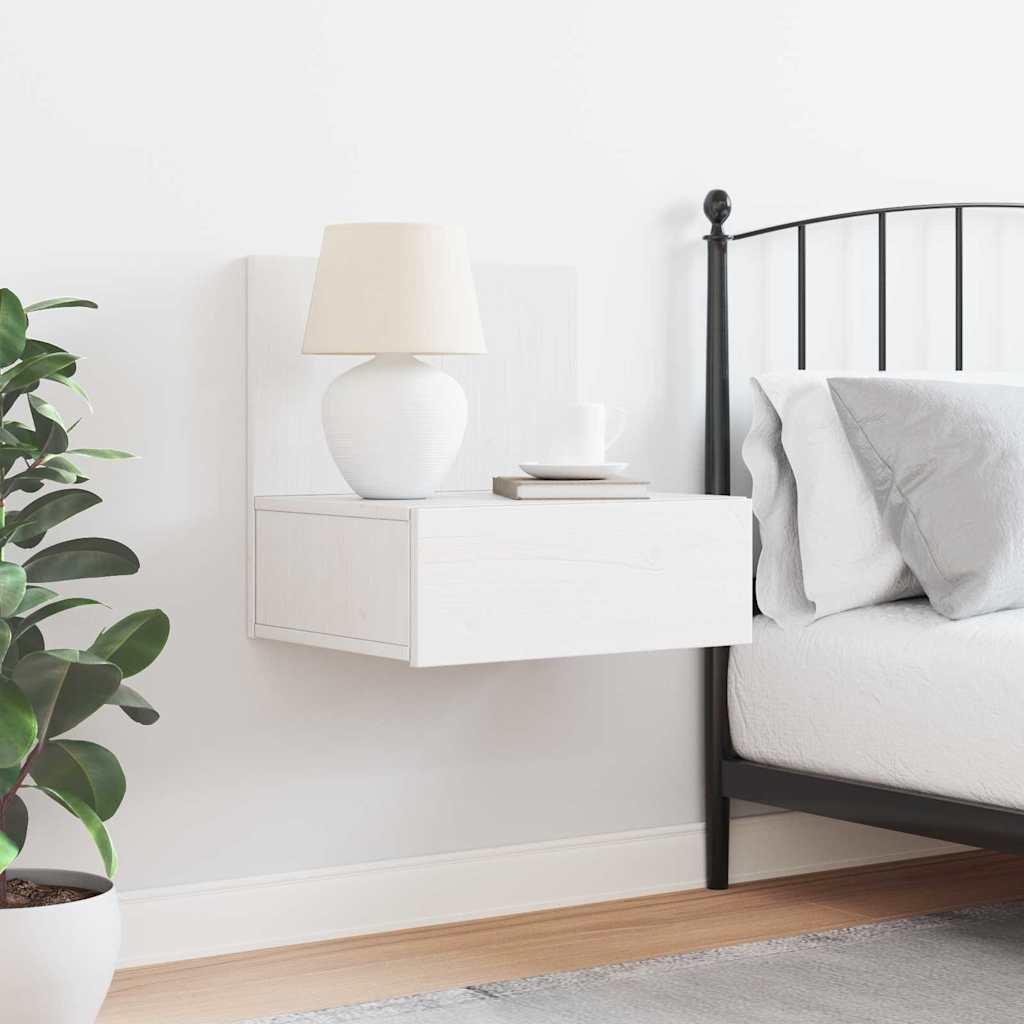 Mesa-de-cabeceira com gaveta branco 42 x 32,5 x 40 cm