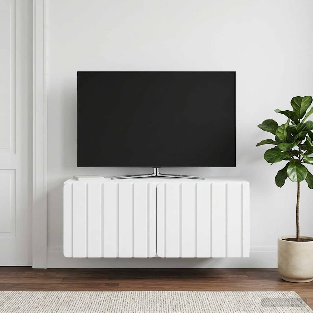Gabinete de TV de parede 78,5 x 41 x 30 cm branco