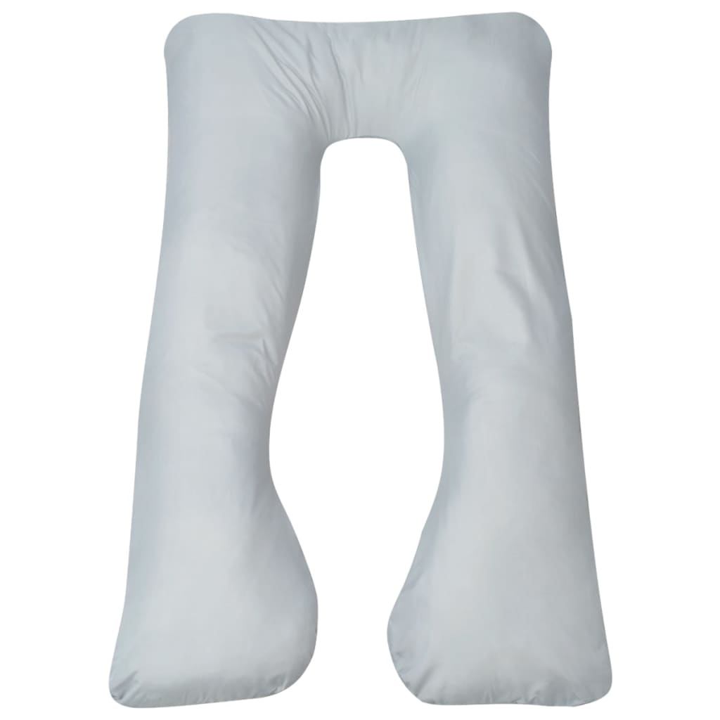 Almofada de gravidez 90 x 145 cm cinzento