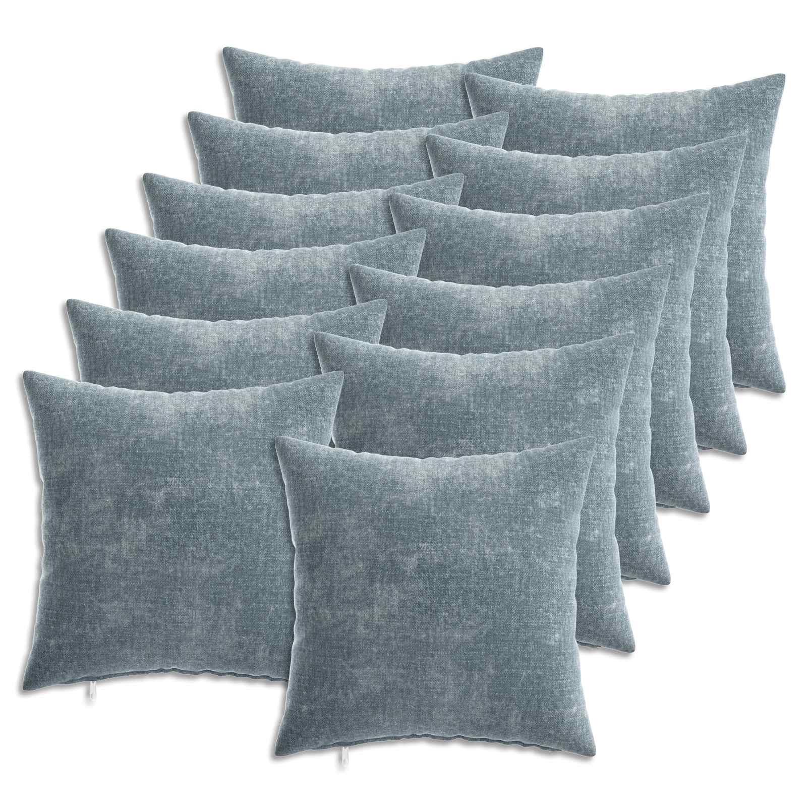 Capa almofada 12 unid. heerlen azul-claro 40 x 40 cm