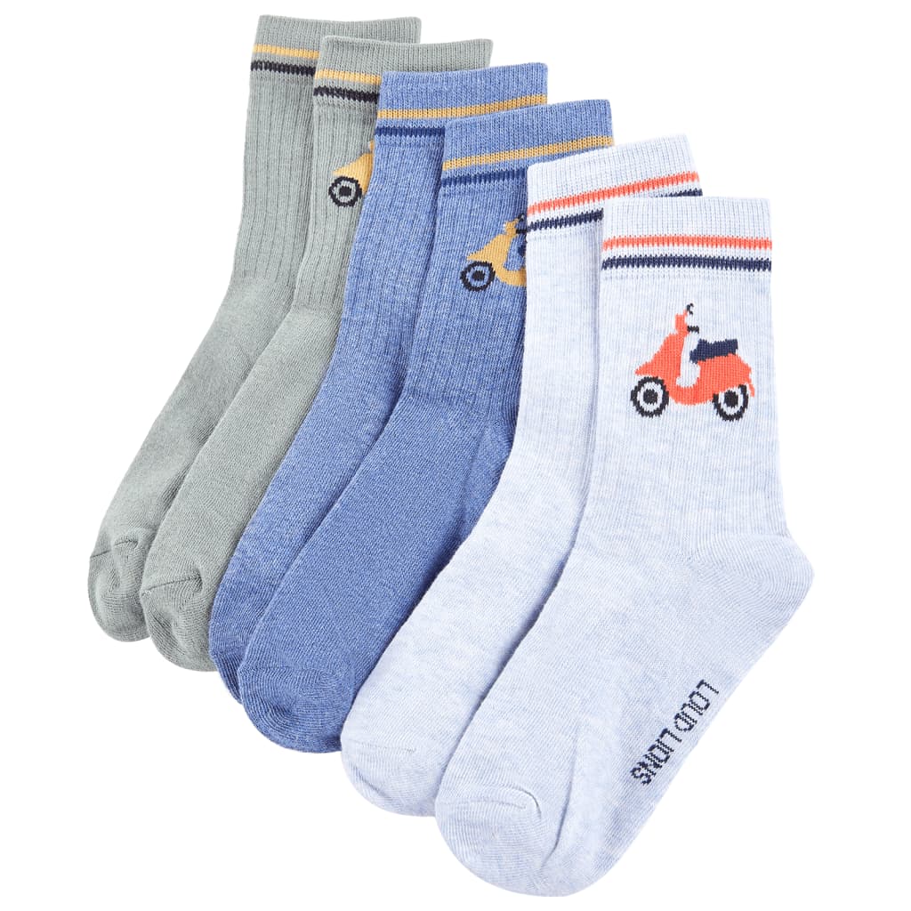 Meias para criança 5 pares ue 30-34