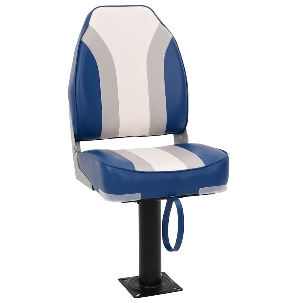 Cadeiras para barco dobráveis 2 pcs com encosto alto