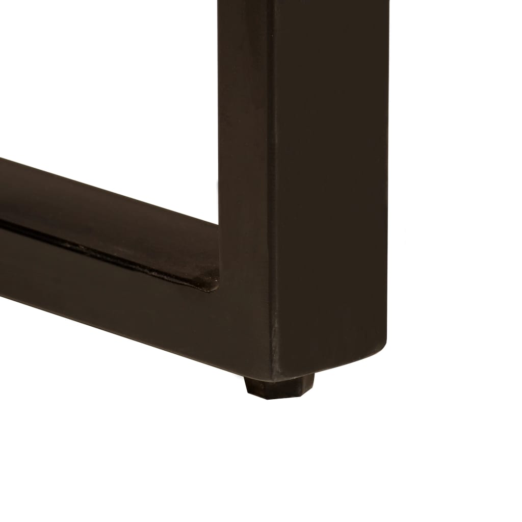 Mesa de jantar madeira de acácia maciça 200x100x75 cm