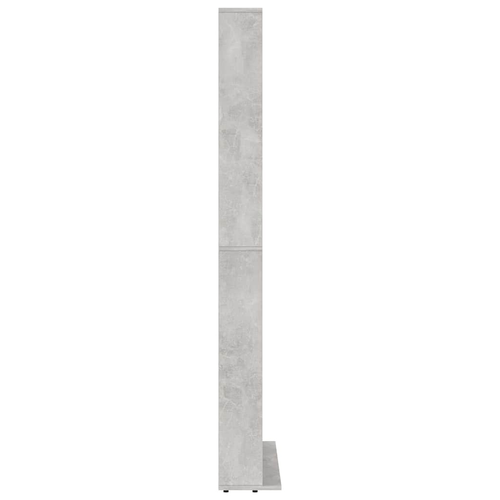 Armário p/ cd 102x16x177,5cm derivados de madeira cinza cimento