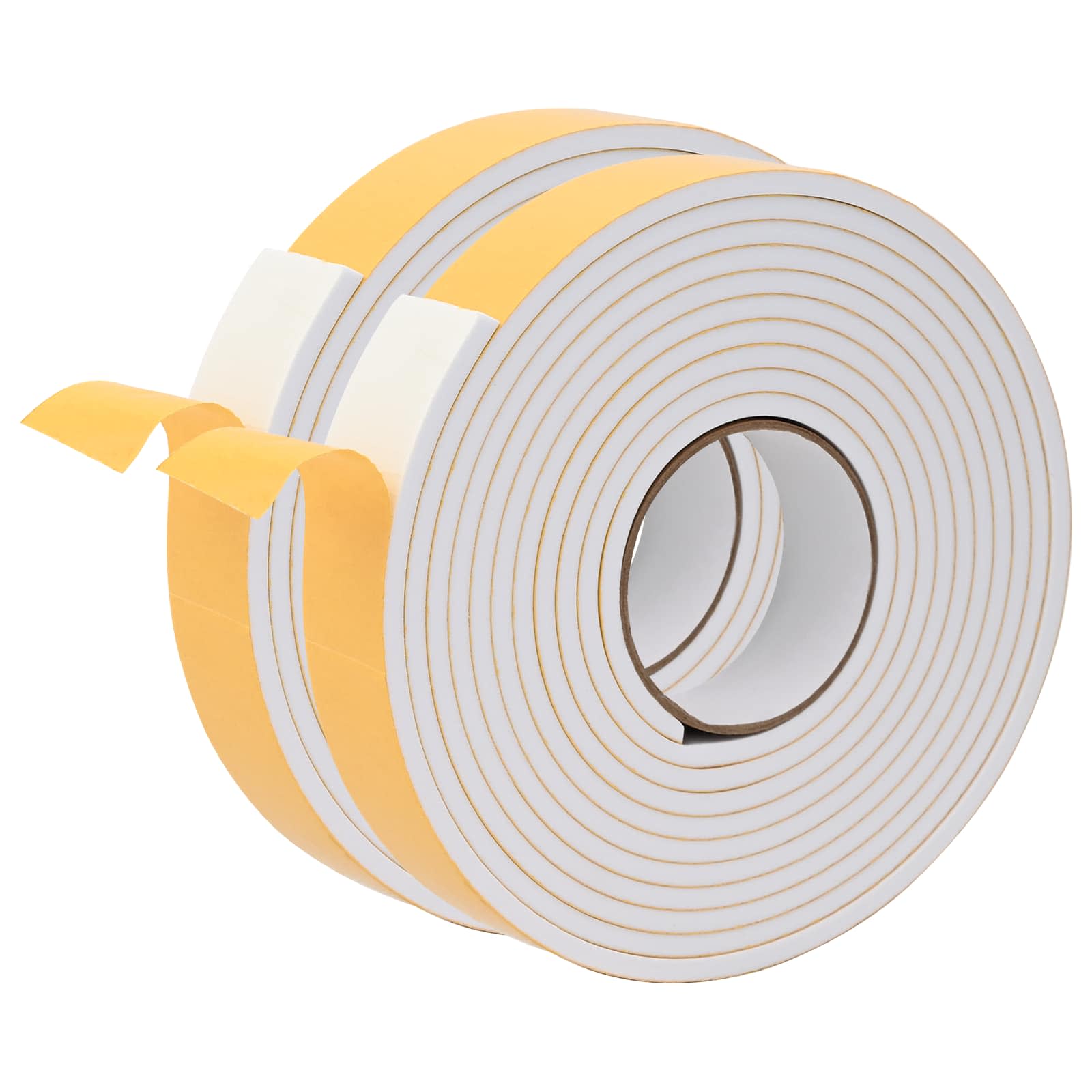 Fita de espuma autoadesiva 2 unid. branco 40mm x 5m espuma cr