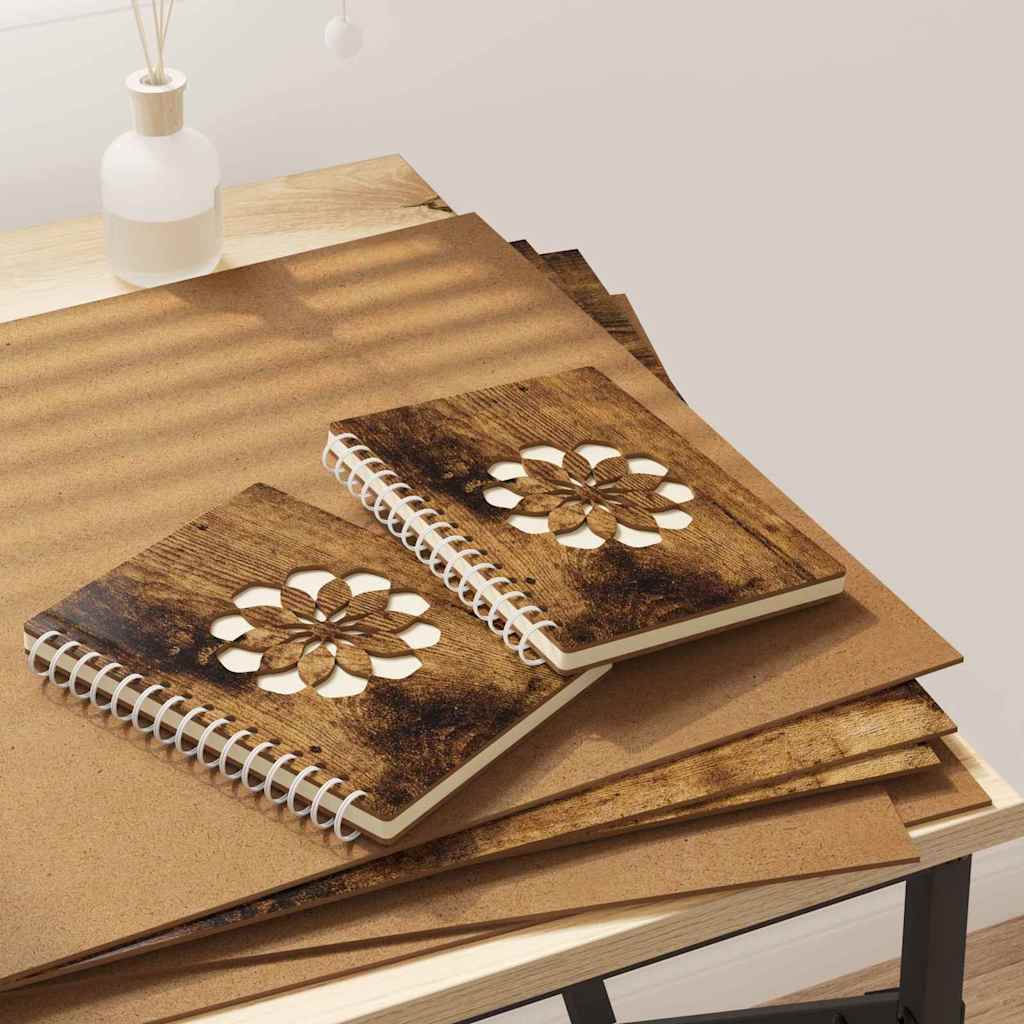 Painéis de decoração 50 unid. carvalho defumado