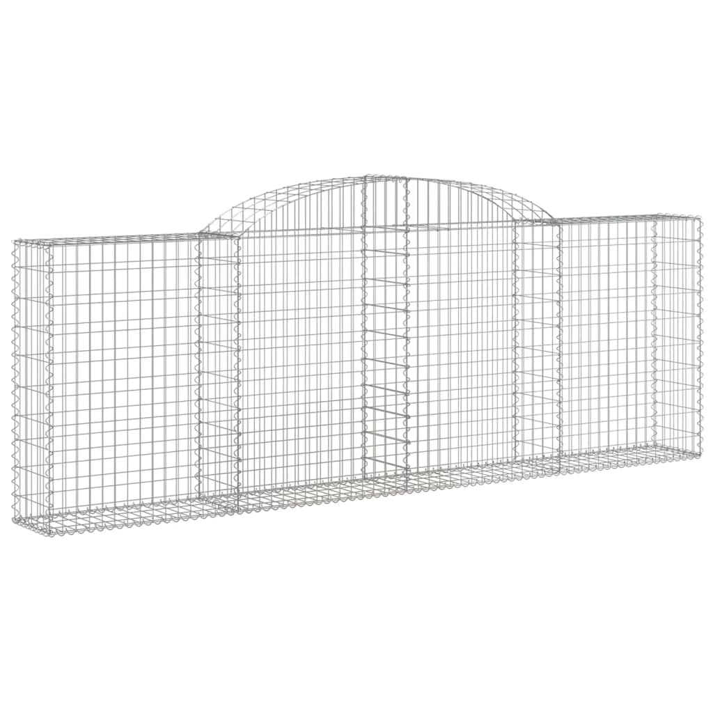 Cestos gabião arqueados 17pcs 300x30x100/120 ferro galvanizado
