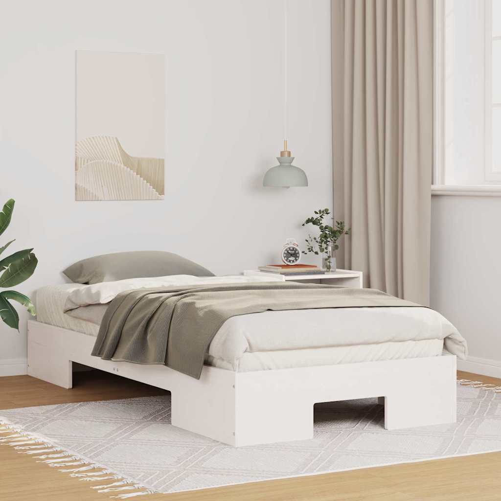 Estrutura da cama branco 90 x 200 cm