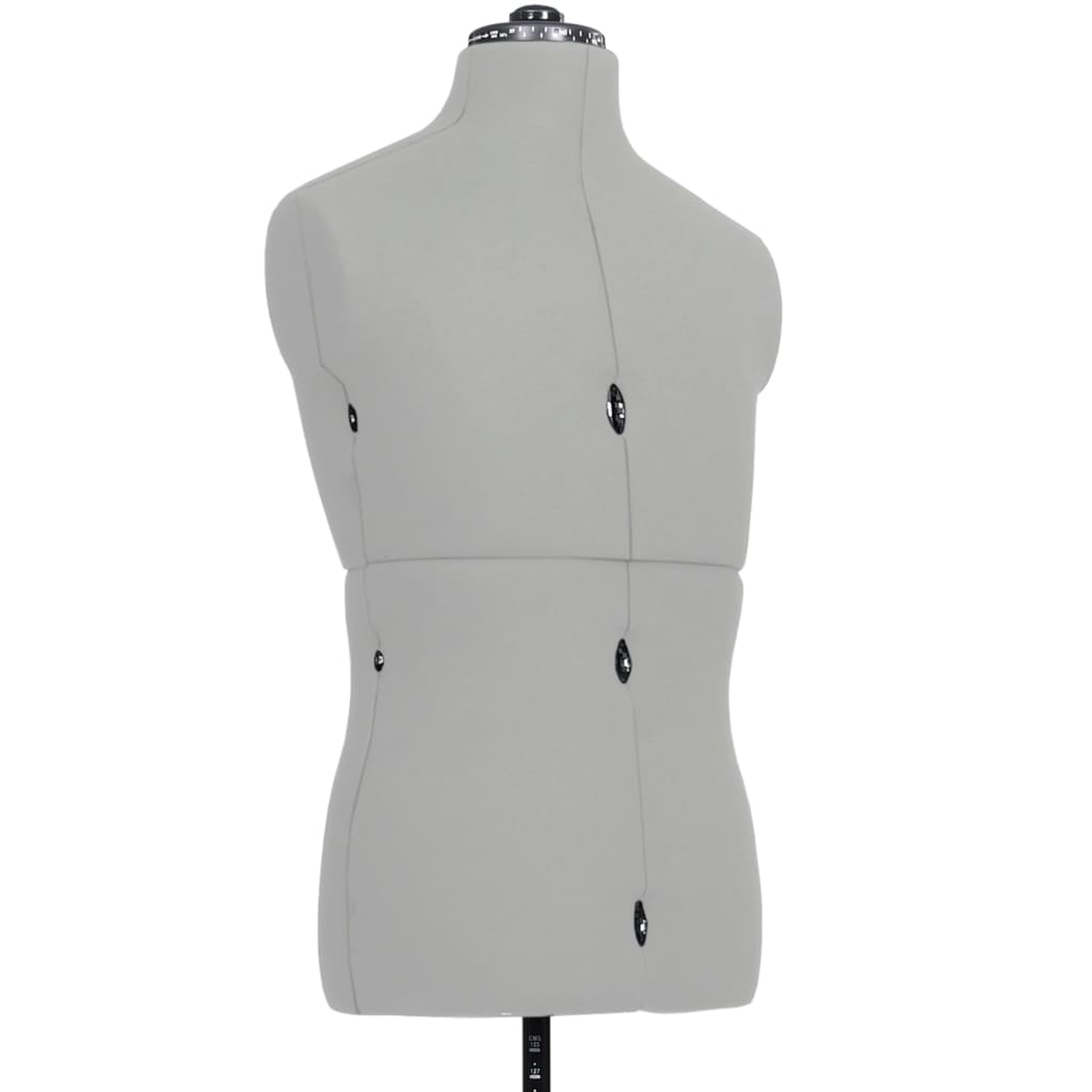 Manequim masculino ajustável tamanho 37-45 cinzento