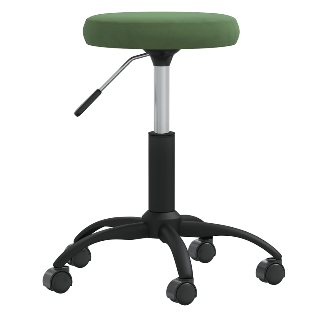 Banco de massagens veludo verde-escuro