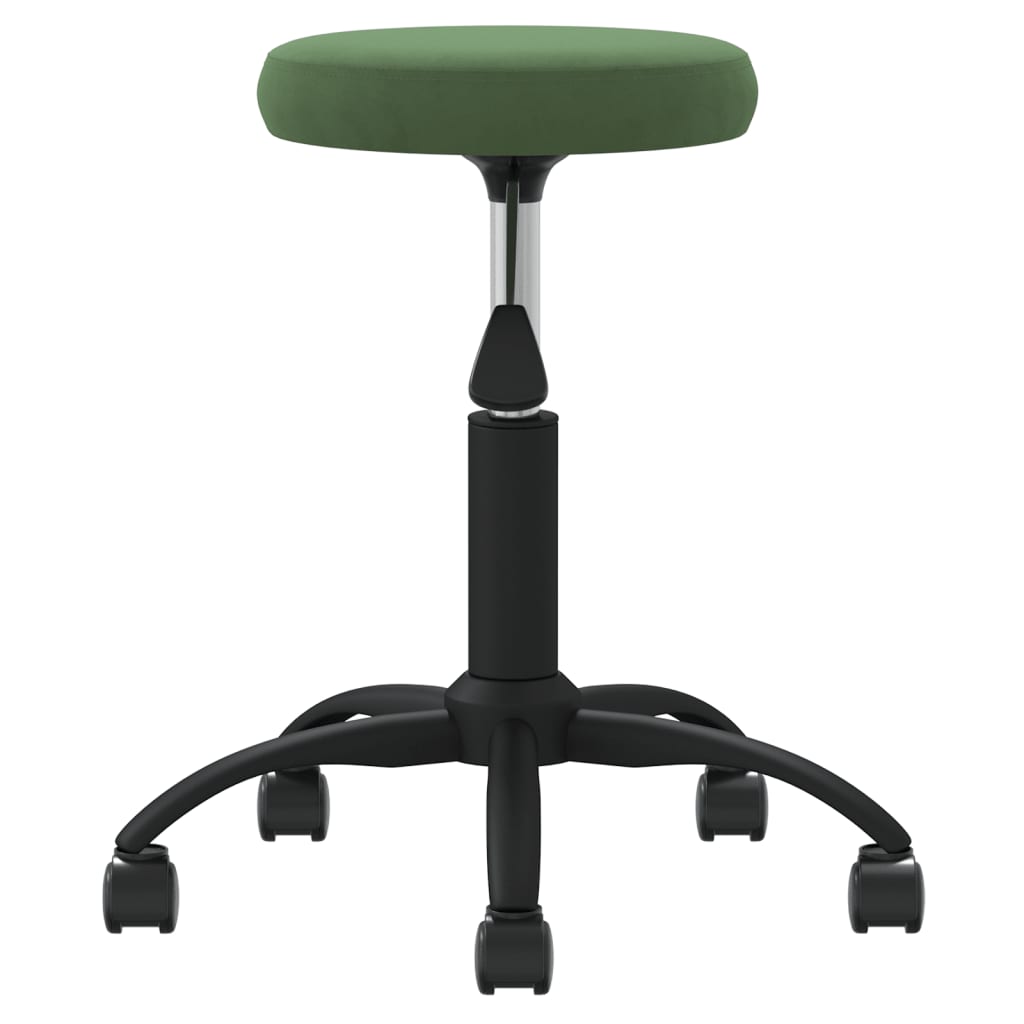 Banco de massagens veludo verde-escuro