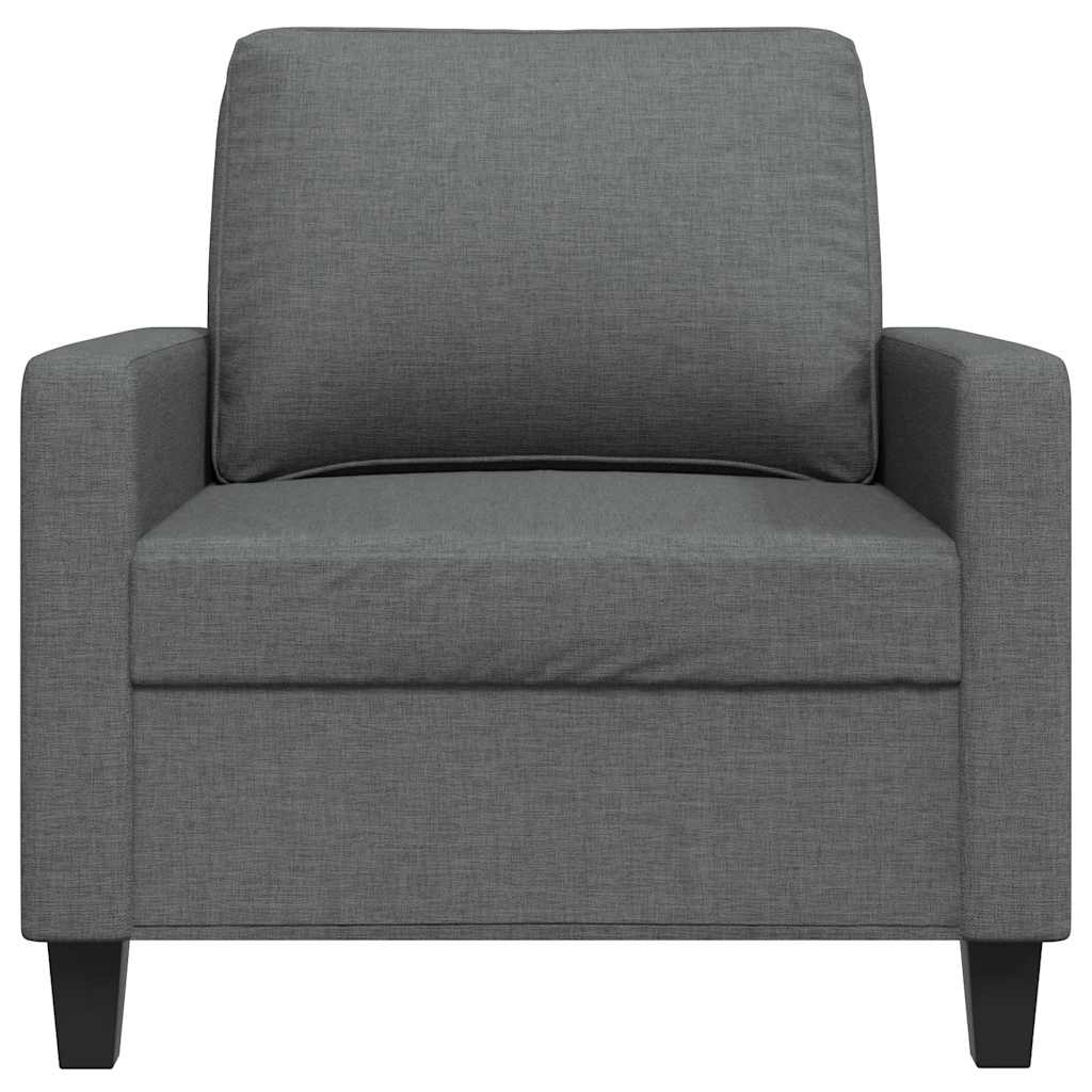 Poltrona 60 cm tecido cinzento-escuro