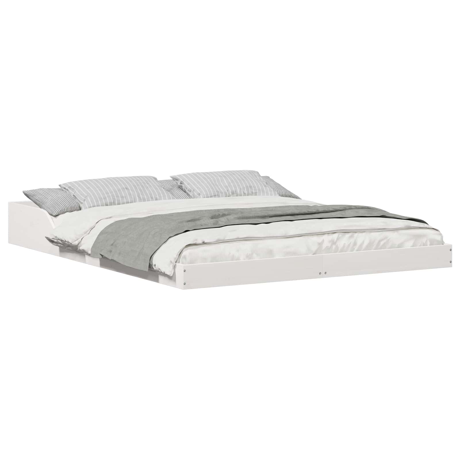 Estrutura da cama branco 140 x 210 cm