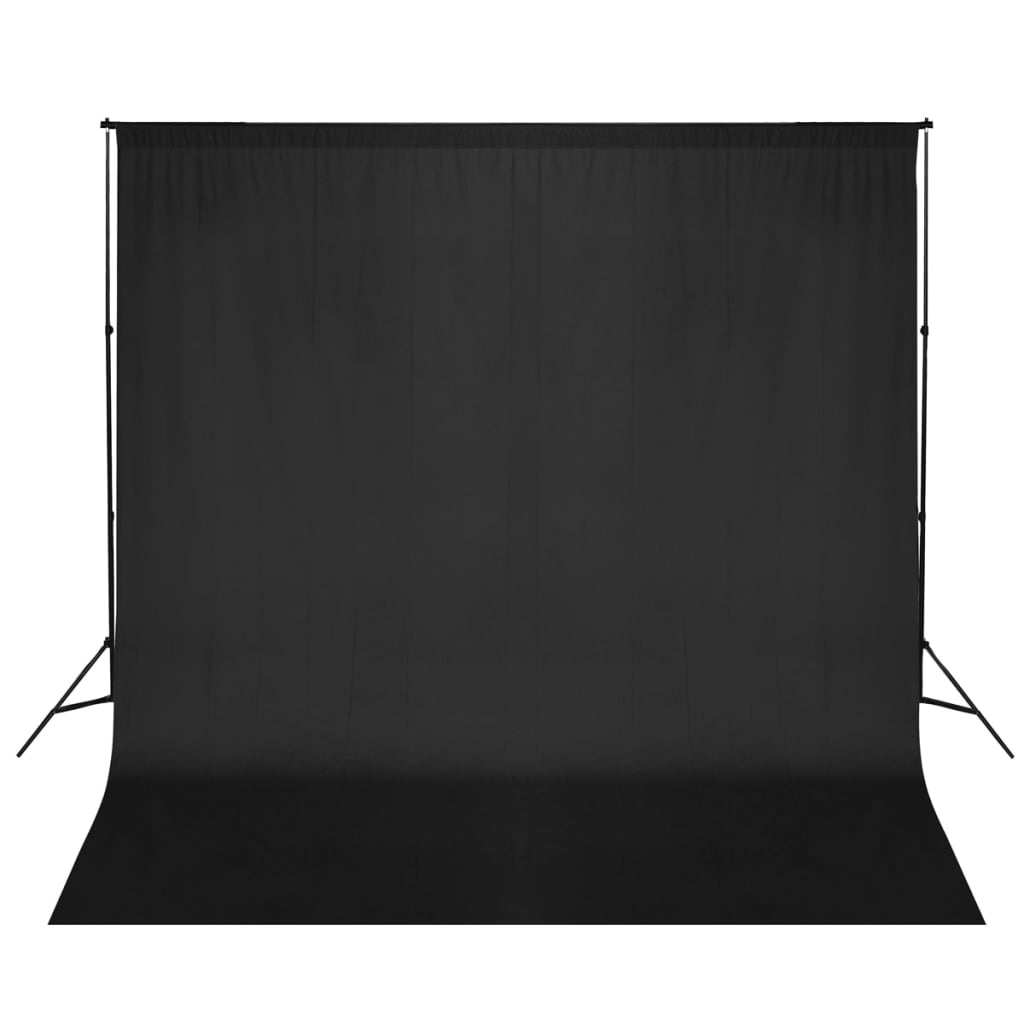 Sistema porta-fundos 600 x 300 cm preto