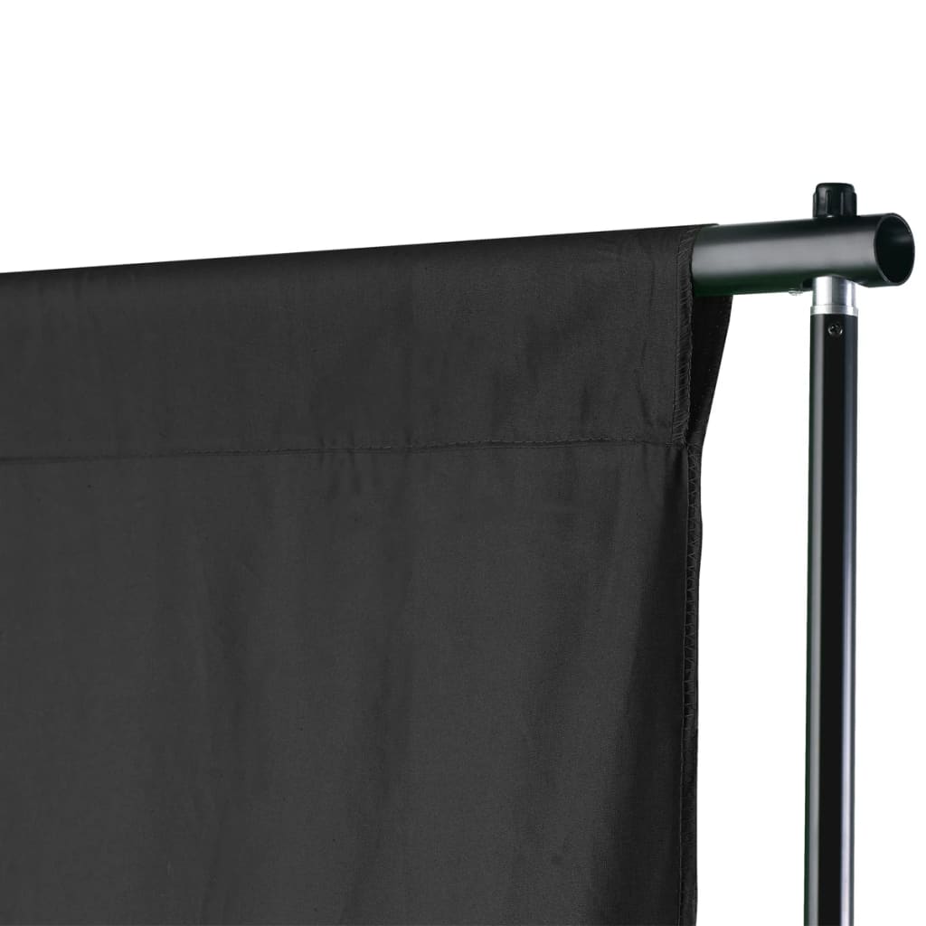 Sistema porta-fundos 600 x 300 cm preto