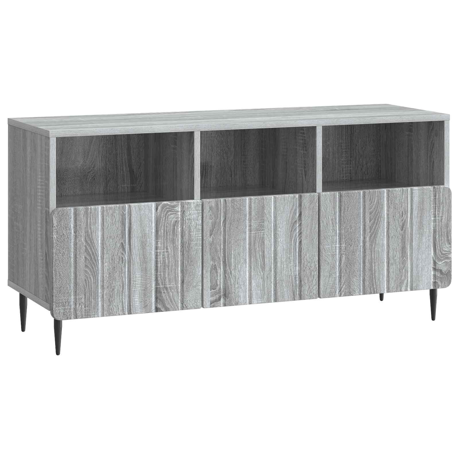 Gabinete para TV com gaveta sonoma cinzento 102 x 34,5 x 50 cm