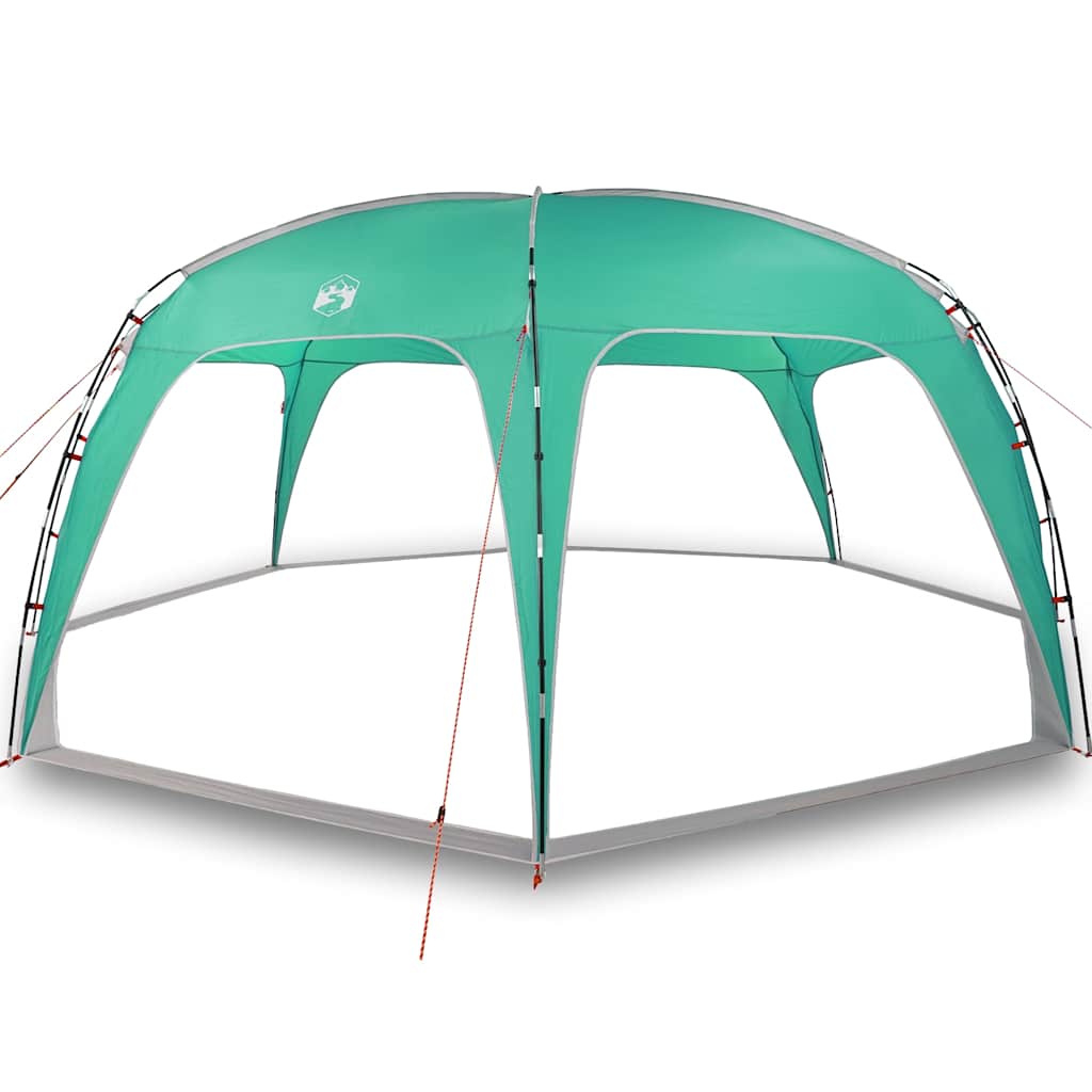 Tenda de festas impermeável verde mar