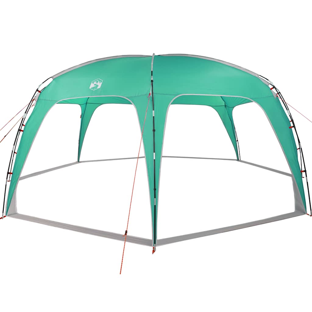 Tenda de festas impermeável verde mar