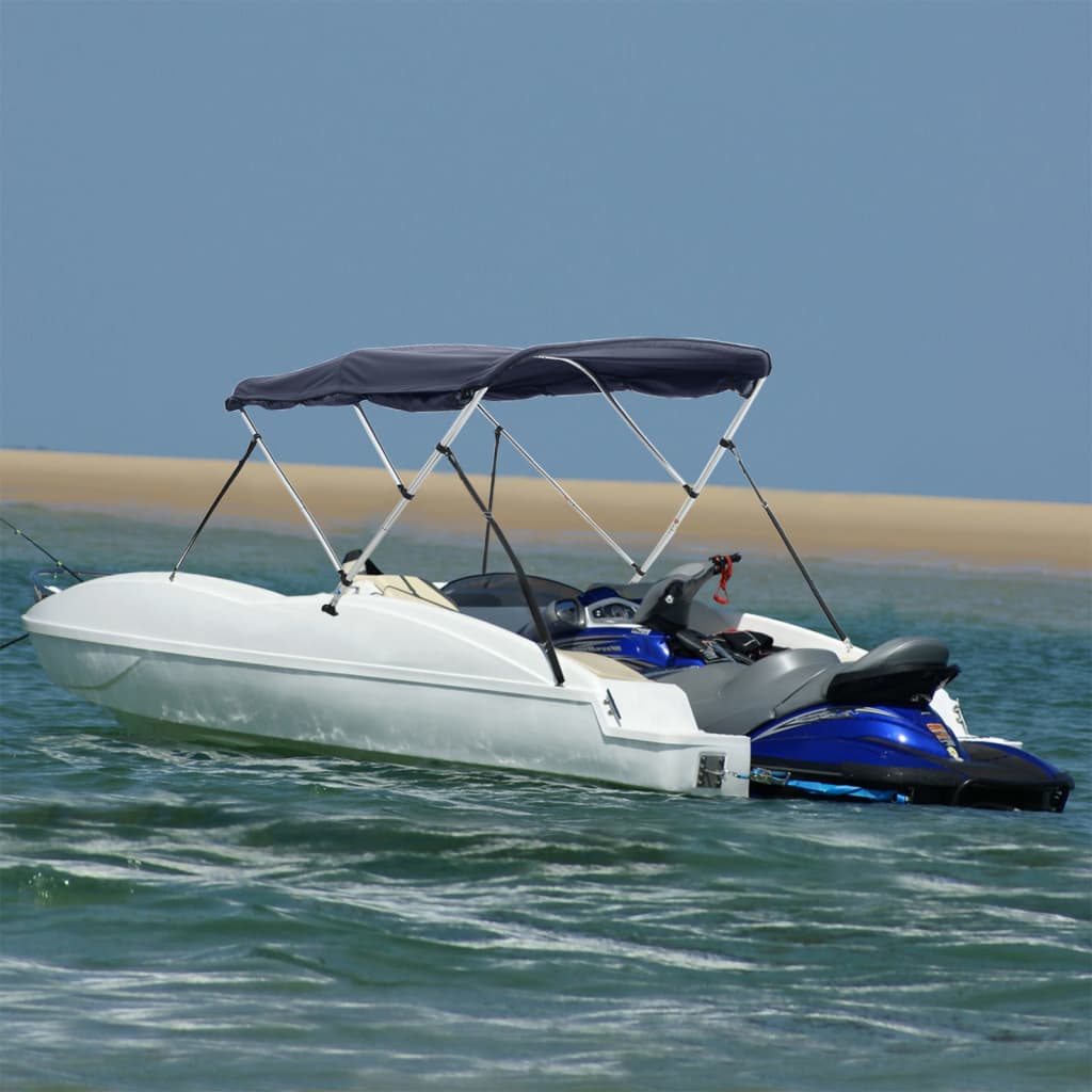 Toldo de 3 arcos bimini c/ paredes laterais 183x(154-167)x137cm