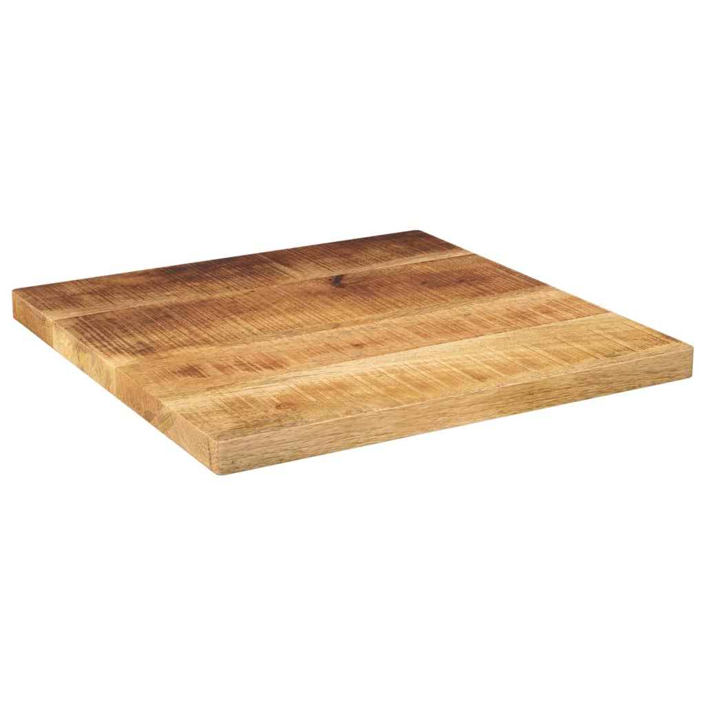 Tampo de mesa quadrado 40x40x2,5 cm mangueira áspera maciça