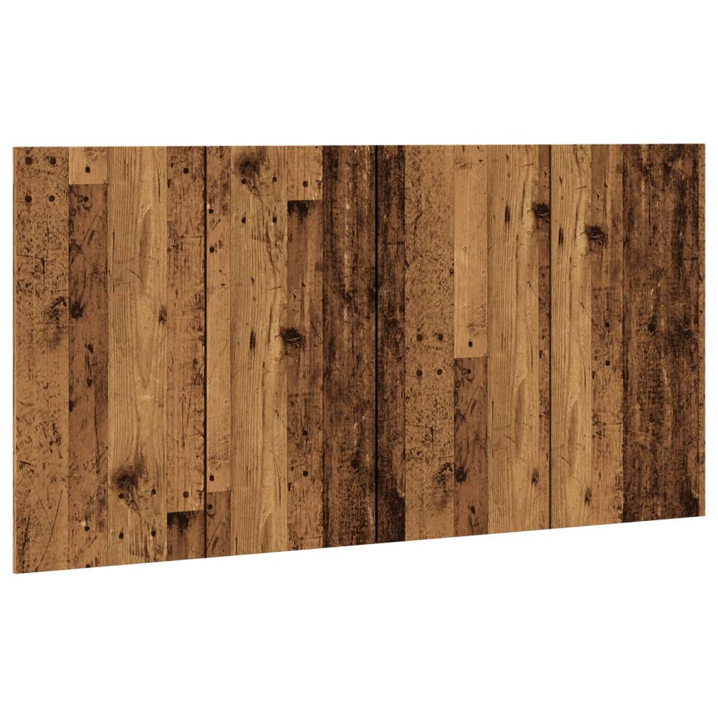Cabeceira cama 160x1,5x80 cm derivados madeira madeira velha
