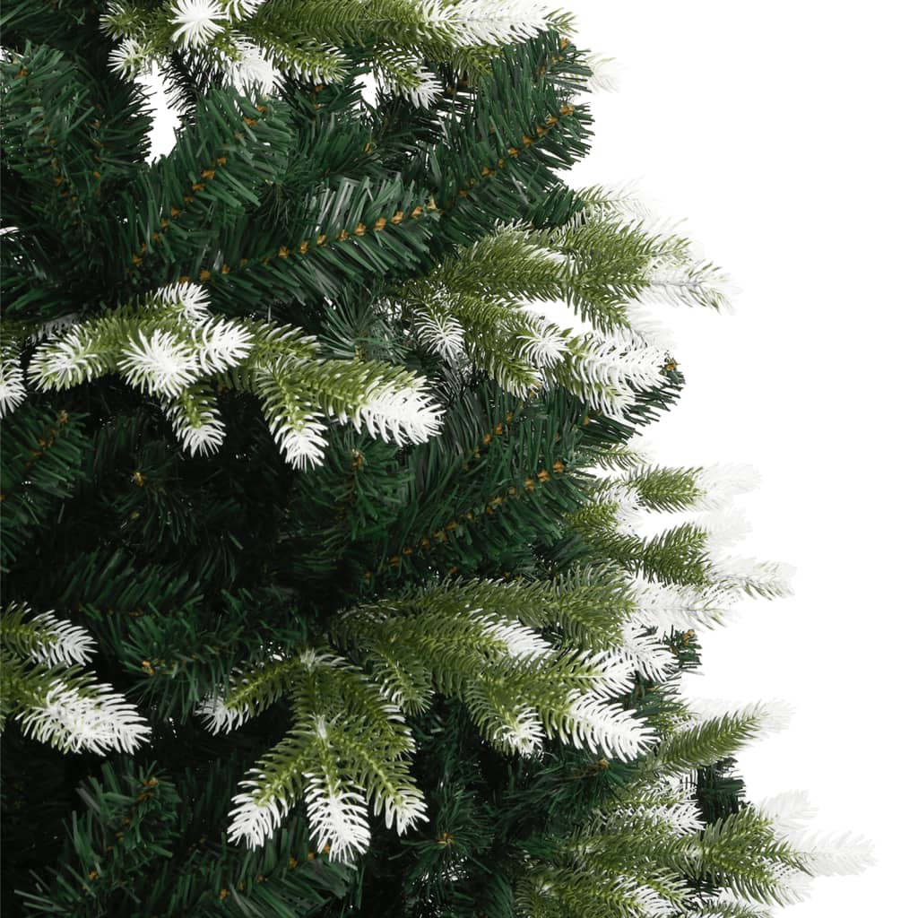 Árvore de natal artificial articulada c/ flocos de neve 180 cm