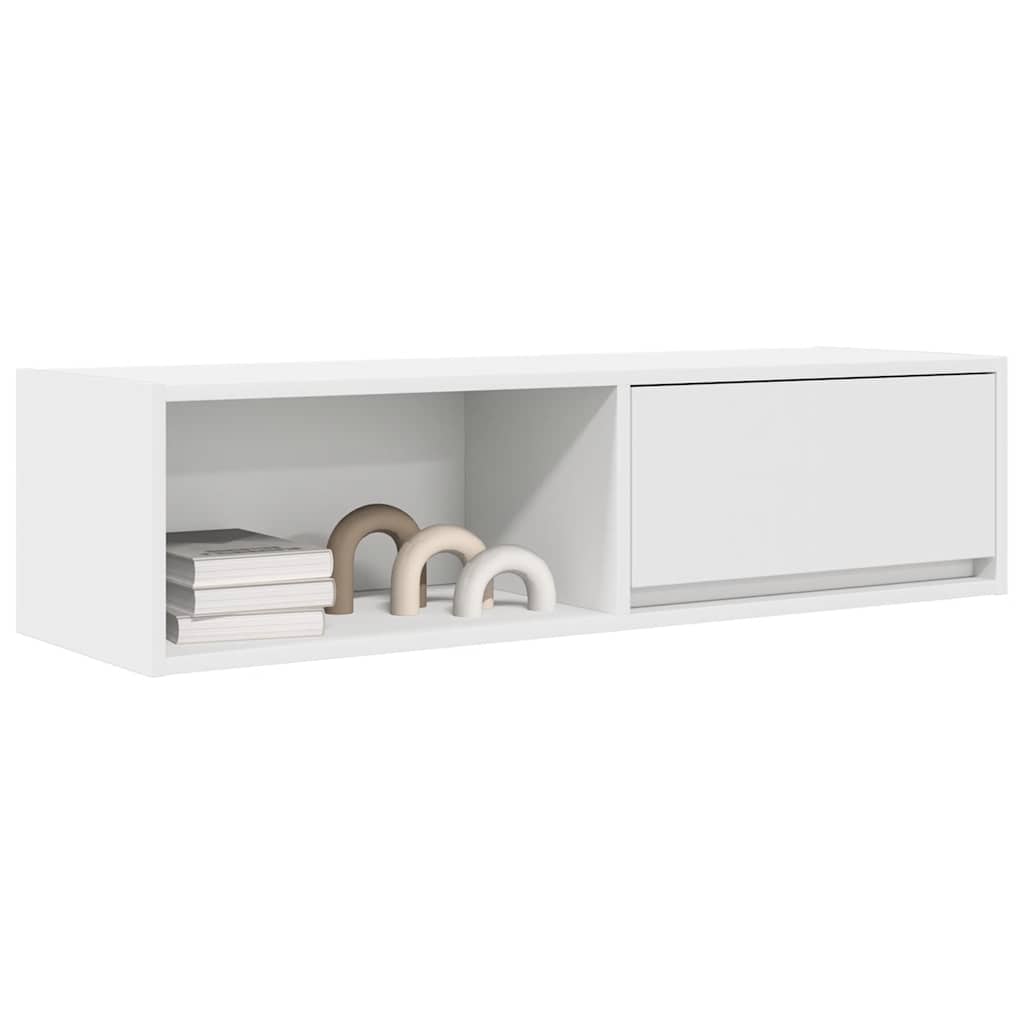 Móveis de TV 2 pcs 100x31x25,5 cm deriv. madeira branco