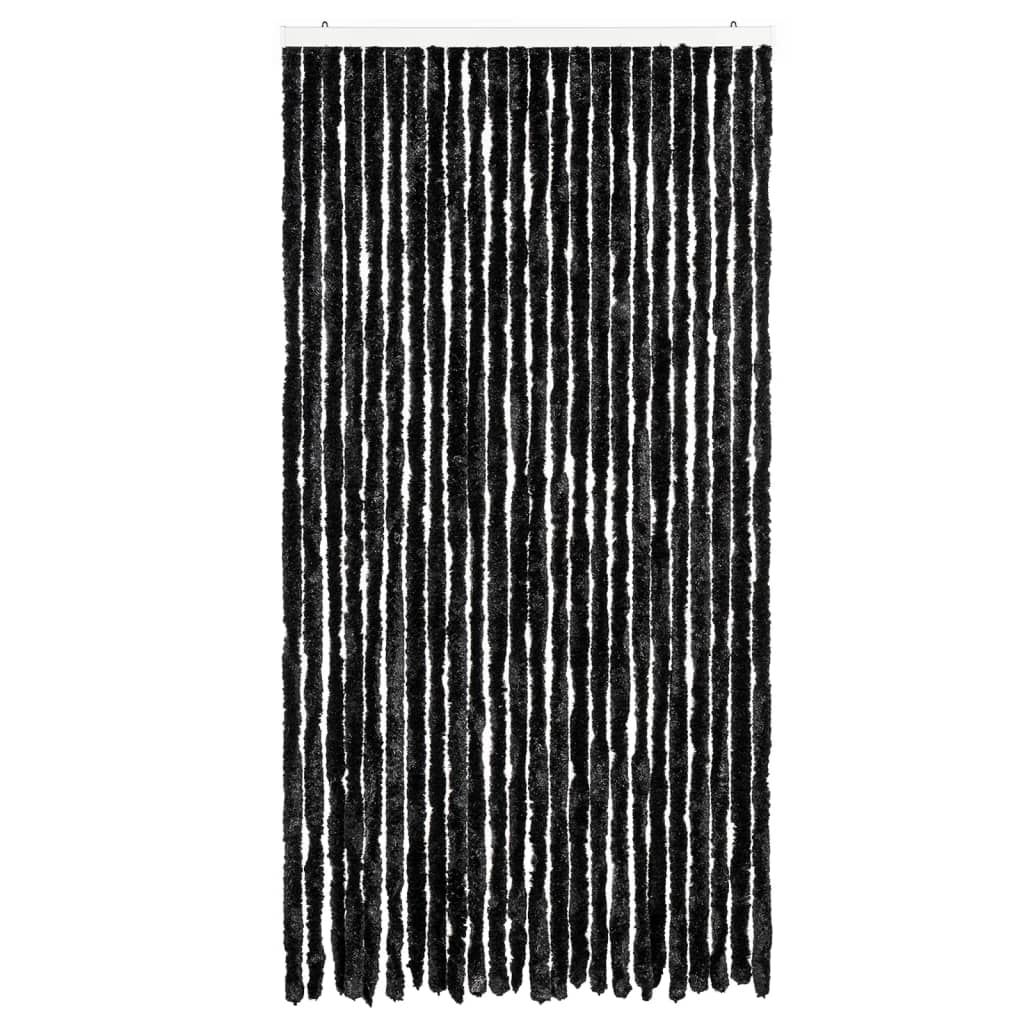 Cortina anti-insetos 100x230 cm chenille antracite