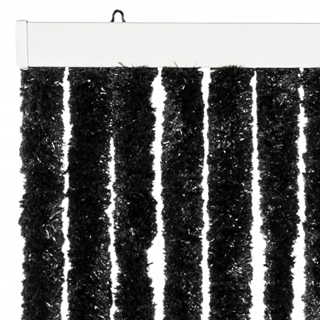 Cortina anti-insetos 100x230 cm chenille antracite