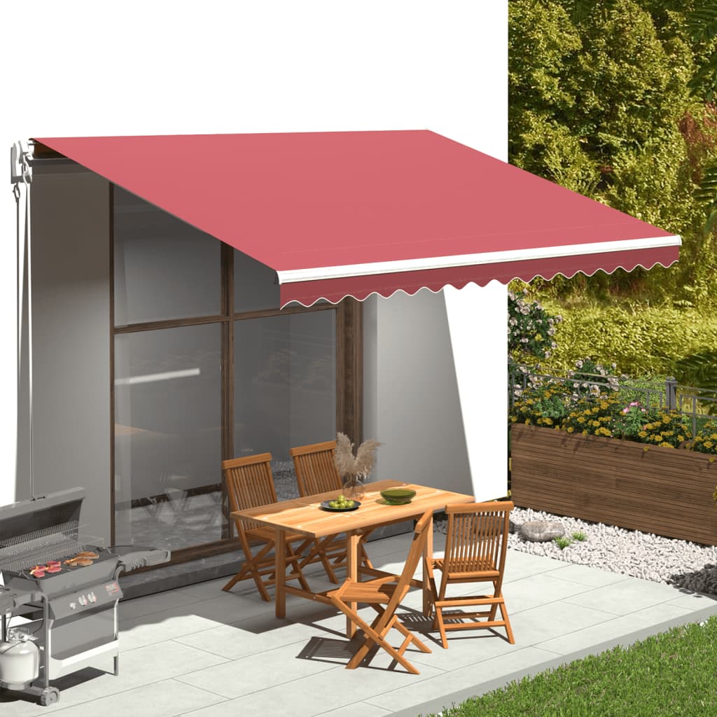 Tecido de substituição para toldo bordô 450x300 cm poliéster